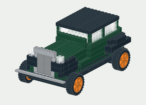 the brick model made from it