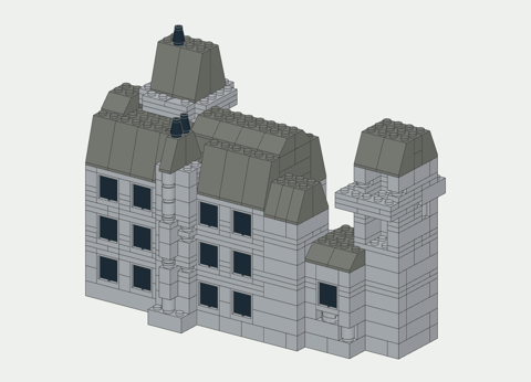 the brick model made from it