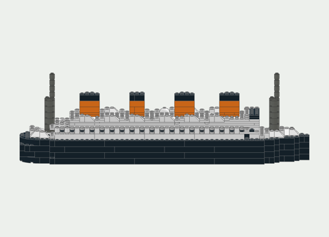 the brick model made from it